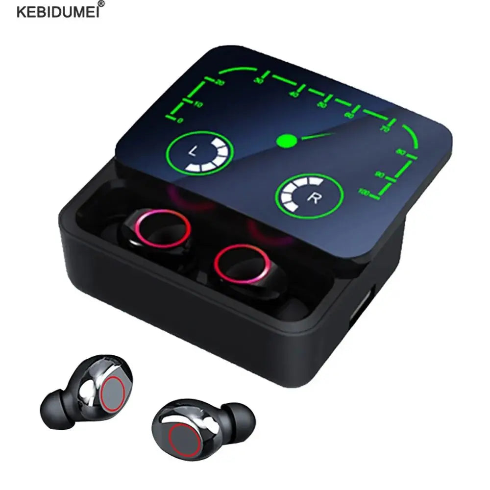 NEW M90 Max TWS WIRELESS Earbuds HIFI Stereo Earbuds With 1200 Mah Battery Store Haven