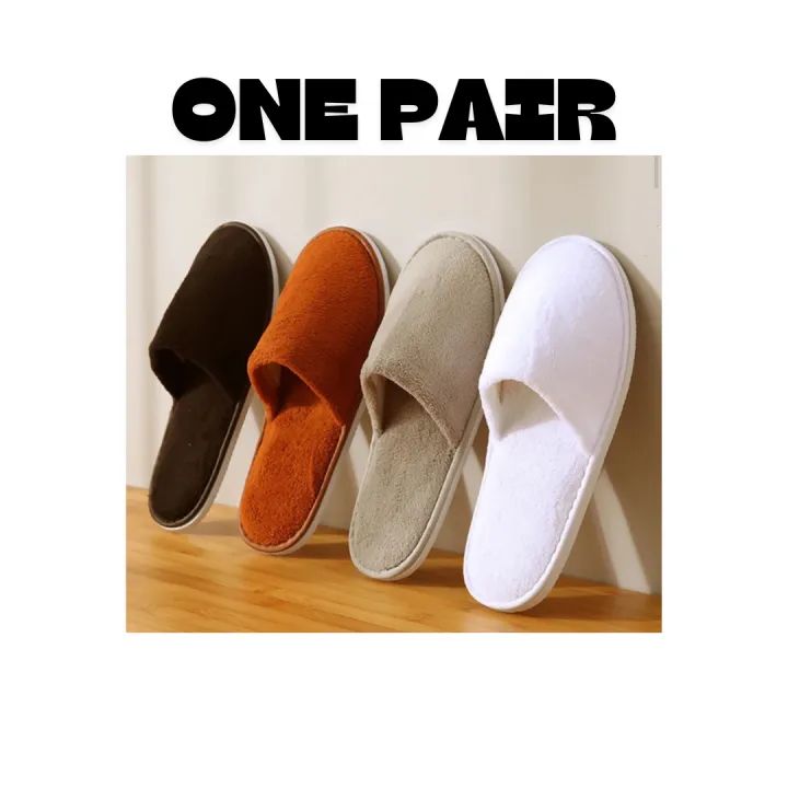 Random Color Soft Cotton Slippers For Men And Women